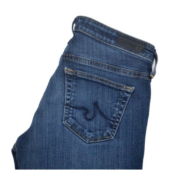 ADRIANO GOLDSCHMIED Women's The Stilt Cigarette Skinny Jeans SIZE‎ 25R Dark Wash - Picture 2 of 9